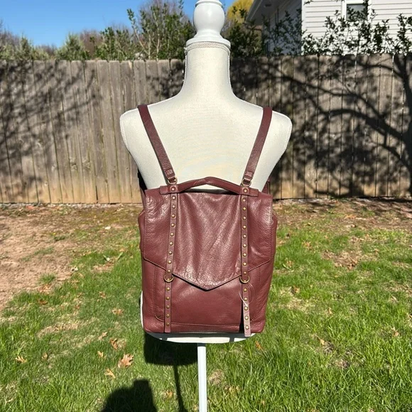 Lucky Brand | Bags | Lucky Brand Mahogany Leather Backpack W  display picture 2